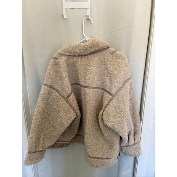 New NWT Lamarque Badu Teddy Jacket in Beige - Picture 6 of 8